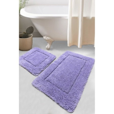 Alfombra de baño Set (2 piezas) Wolle  lila