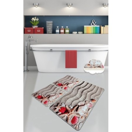 Alfombra de baño Set (3 piezas) Coast multicolor