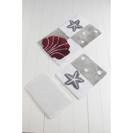 Alfombra de baño Set (3 piezas) Deniz Yıldızı  multicolor