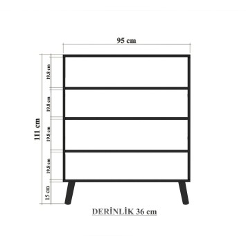 Conjunto de muebles de pasillo Multilux-200 0900 piedra sonomo - 869VEL8534