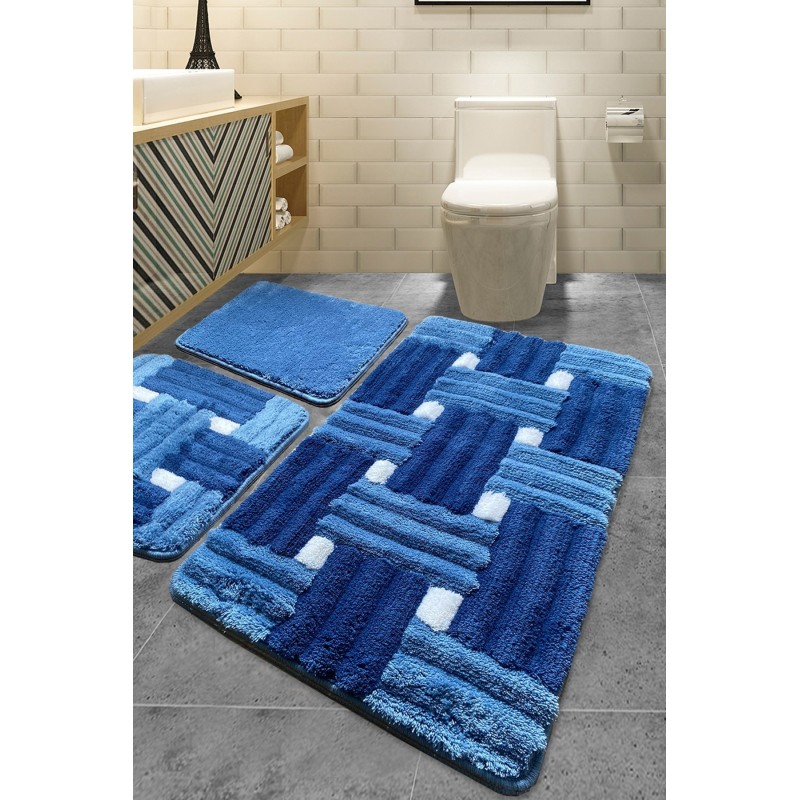 Alfombra de baño Set (3 piezas) Piazza  multicolor