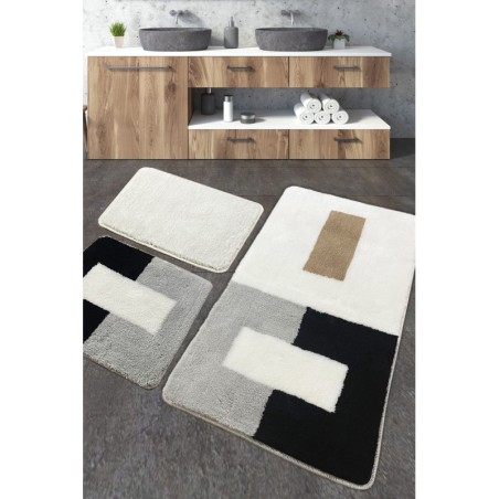 Alfombra de baño Set (3 piezas) Roin multicolor