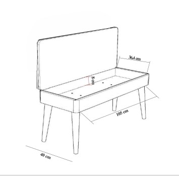 Conjunto de muebles de pasillo Multilux sonomo azul oscuro - 869VEL8512