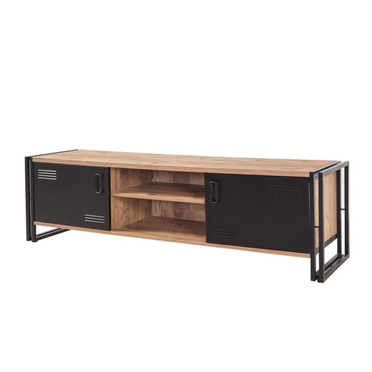 Conjunto de muebles de salón Cosmo -TKM.11 pino atlántico negro