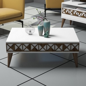 Conjunto de muebles de salón Line blanco - 845HCT5255