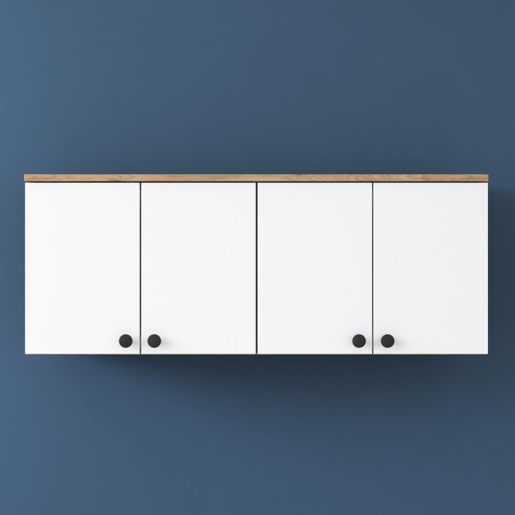 Mueble auxiliar BA120 2670 blanco nogal