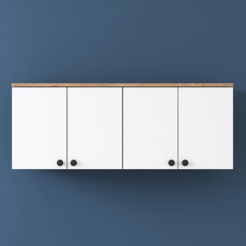 Mueble auxiliar BA120 2670 blanco nogal - 893RAN3315