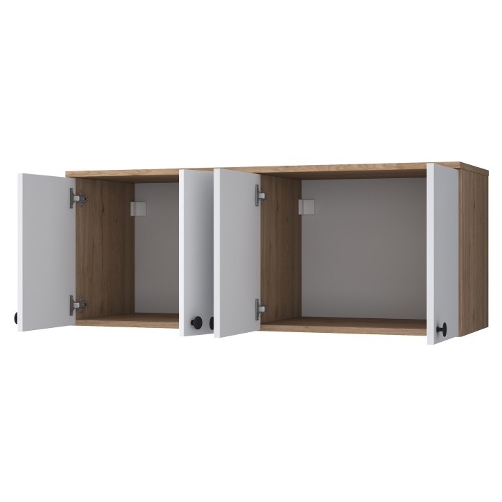 Mueble auxiliar BA120 2670 blanco nogal