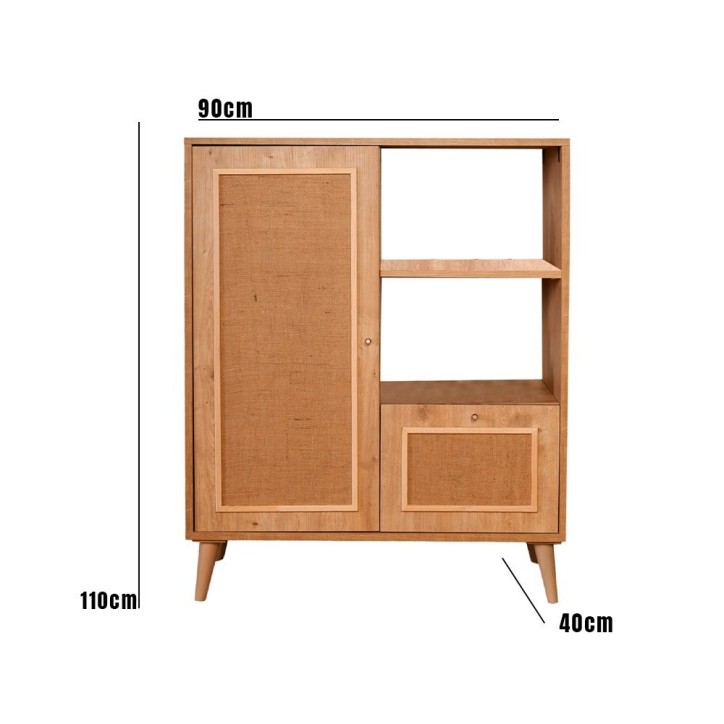 Mueble auxiliar Jüt Multi roble