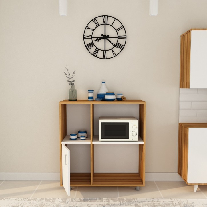 Mueble auxiliar Nehir-L1194 roble blanco