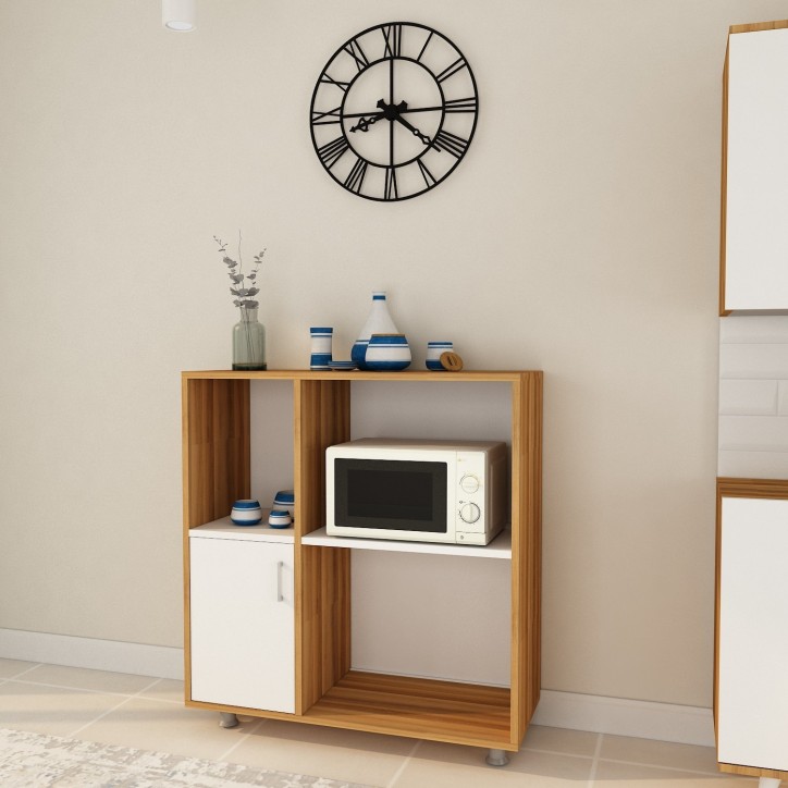 Mueble auxiliar Nehir-L1194 roble blanco