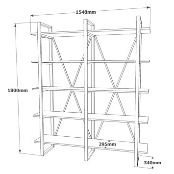 Conjunto de muebles de oficina MN10-BA antracita barroco - 956LCS3416