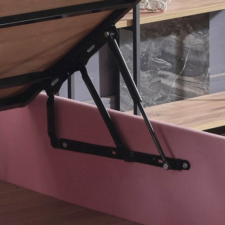 Canapé individual Pinky Singl 90x190 rosa