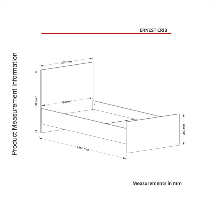 Cama individual Ernest blanco