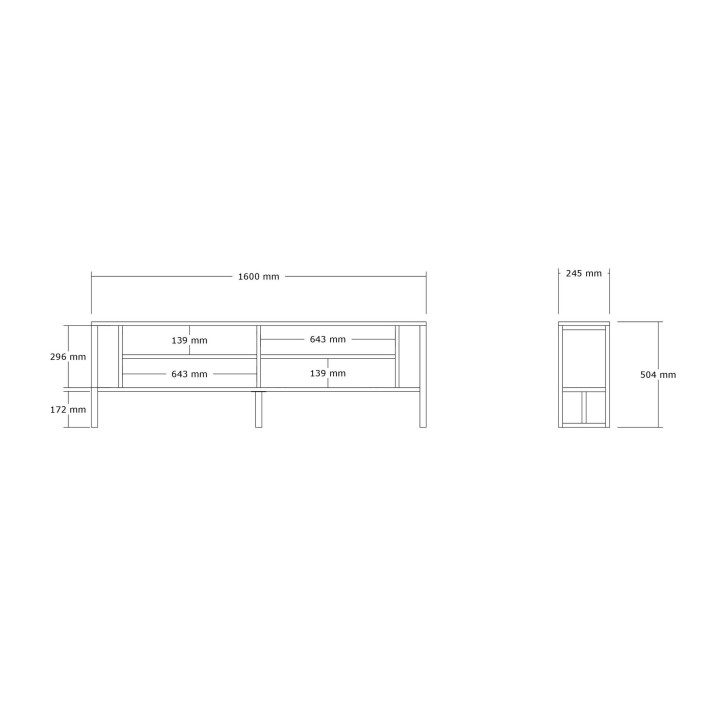 Mueble TV Cupe zafiro