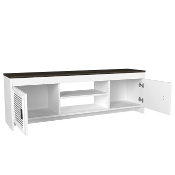 Mueble TV Done marrón oscuro blanco - 804TRH3070