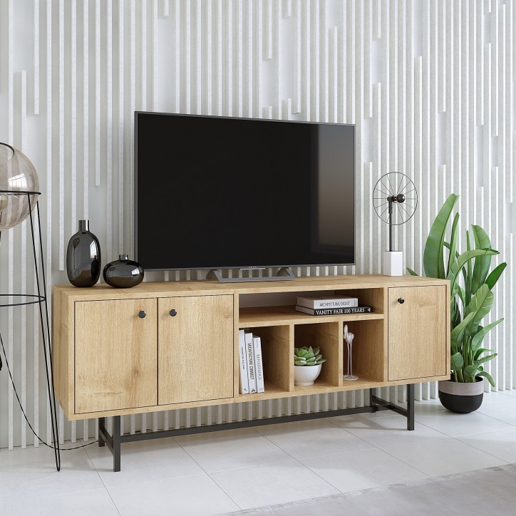 Mueble TV Lucas V2 roble negro