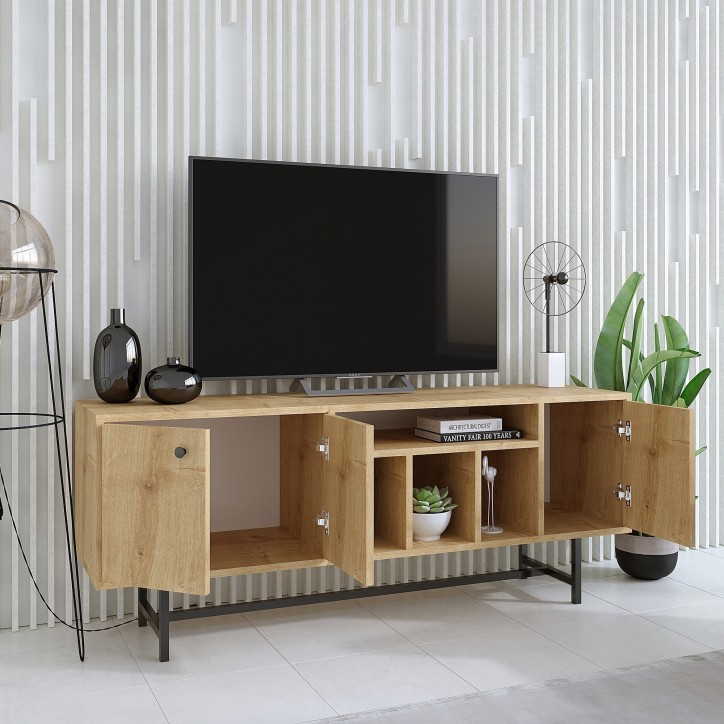 Mueble TV Lucas V2 roble negro