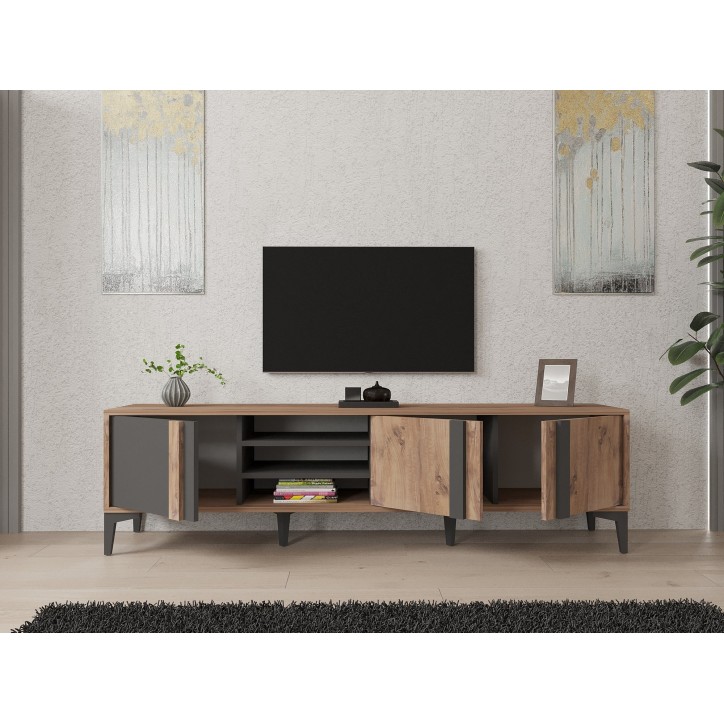 Mueble TV Mengü antracita atlántico