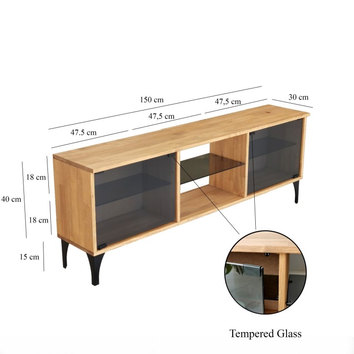 Mueble TV Mistero roble