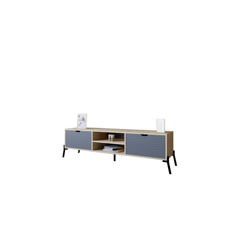 Mueble TV Nost zafiro roble antracita