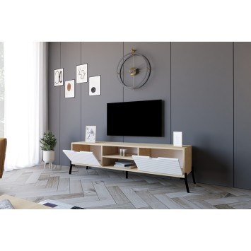 Mueble TV Nost zafiro roble blanco - 835PUQ3078