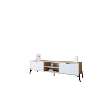 Mueble TV Nost zafiro roble blanco - 835PUQ3078