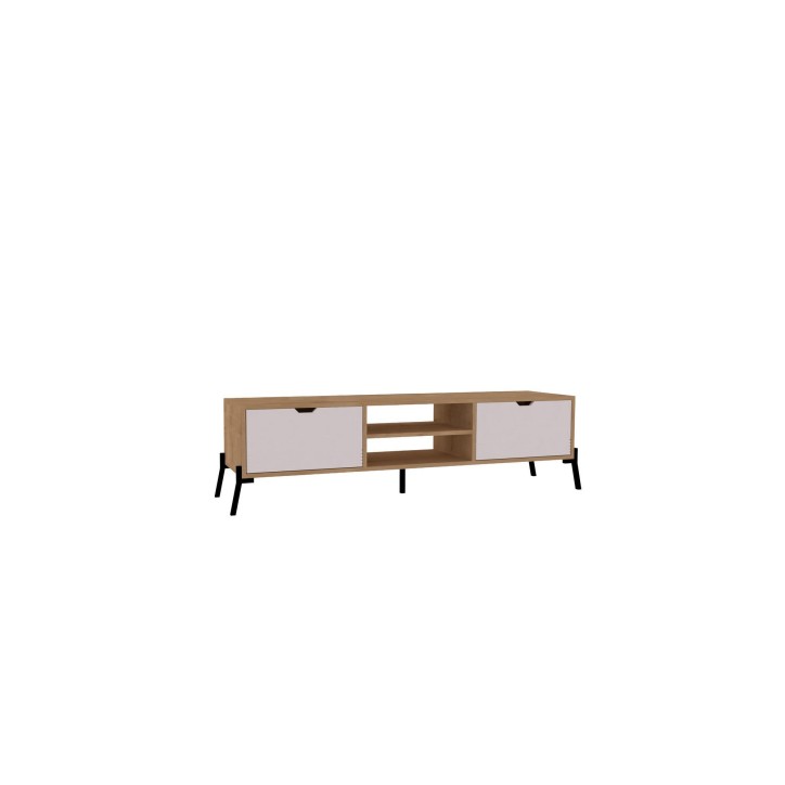 Mueble TV Nost zafiro roble blanco