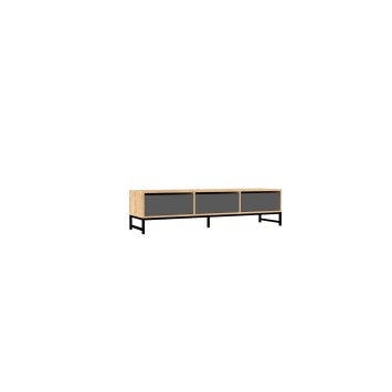 Mueble TV Sahra zafiro antracita negro - 835PUQ3072