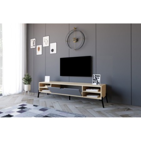 Mueble TV Santa zafiro roble antracita