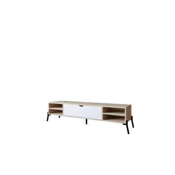 Mueble TV Santa zafiro roble blanco - 835PUQ3082