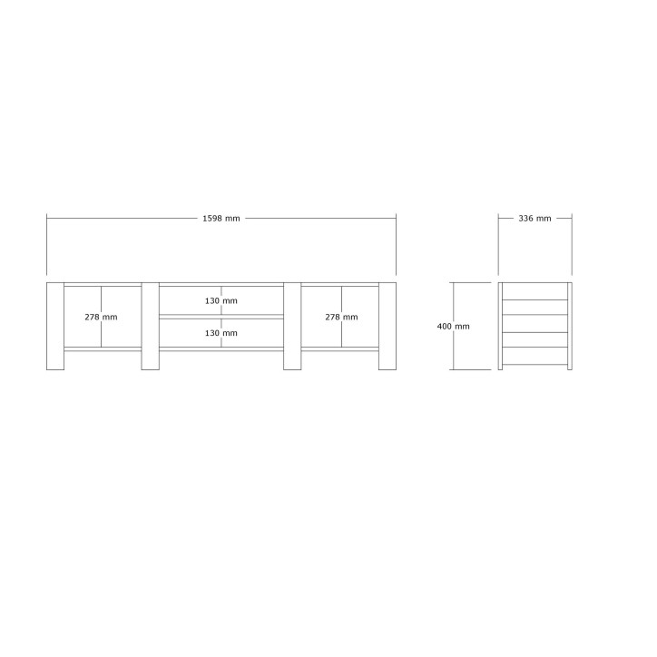 Mueble TV Technic zafiro