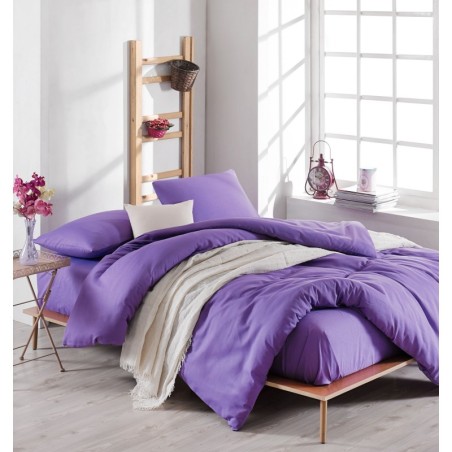 Conjunto funda de edredón King Paint  violeta