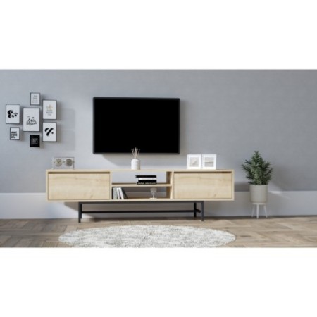 Mueble TV con estante Tauber zafiro