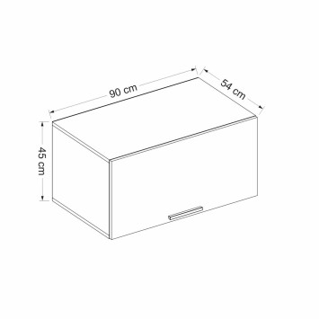 Mueble de pared Kale 90 antracita - 506MNR2109