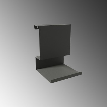 Estante de pared Brano negro - 891TNL3154