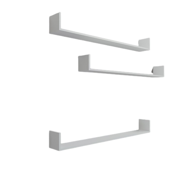 Estante de pared Ingolstadt L590 blanco