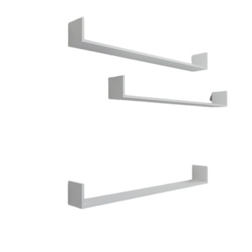 Estante de pared Ingolstadt L590 blanco - 285LCV1240