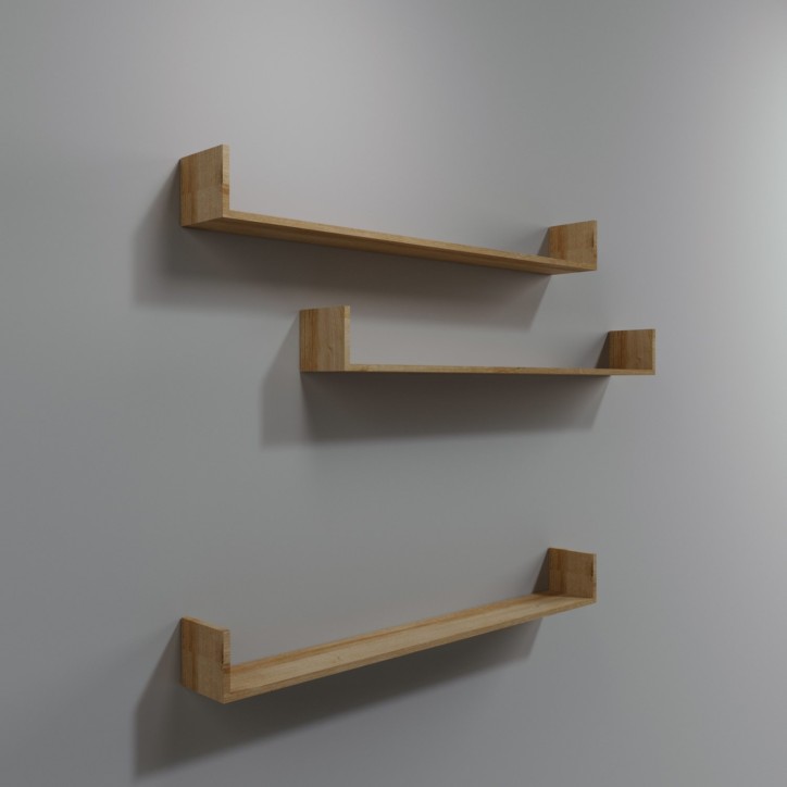 Estante de pared Kempten L592 roble