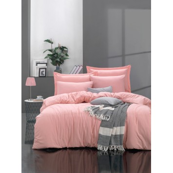 Juego ropa de cama Ranforce King Fresh Color  rosa