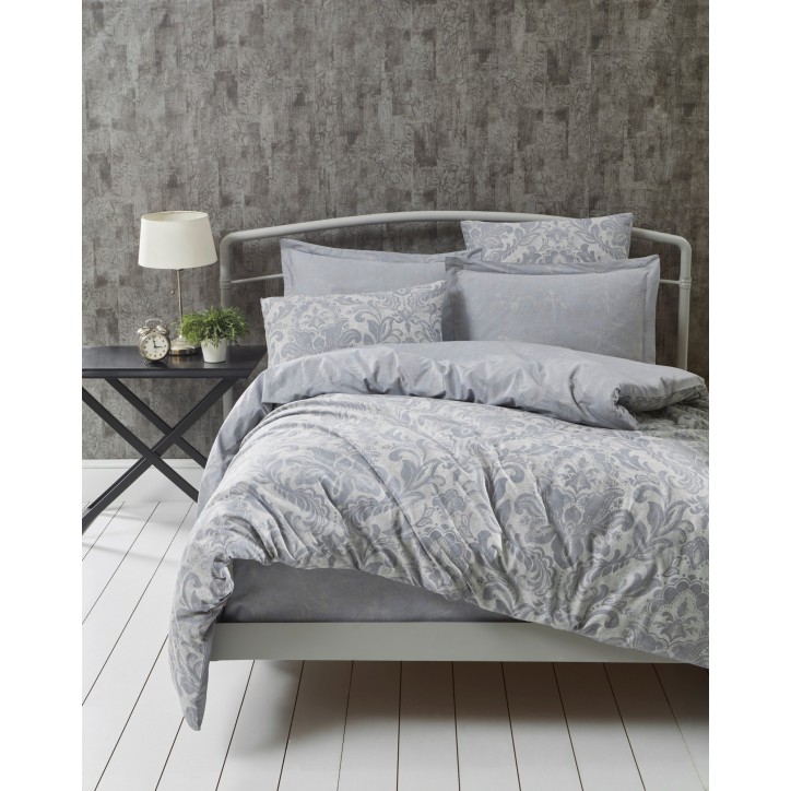 Juego ropa de cama Ranforce King Muster  gris