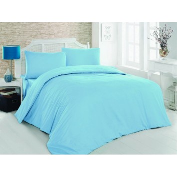 Juego ropa de cama Ranforce King Turquoise turquesa