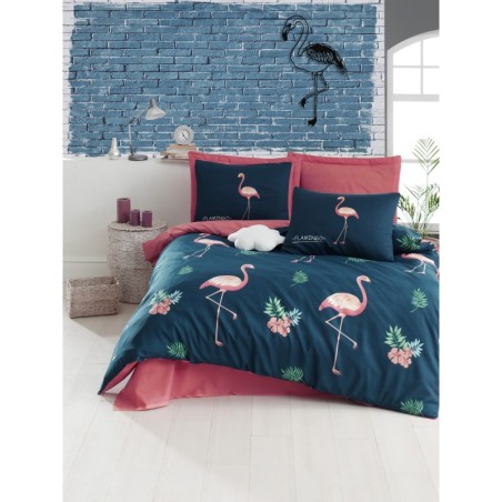 Juego ropa de cama Super King Big Filamin  verde rosa azul oscuro