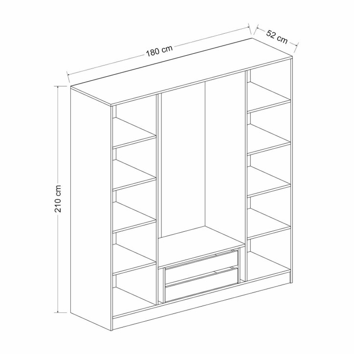 Armario Kale Plus-7794 roble