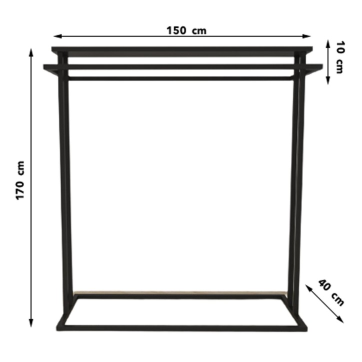 Armario Ufa-L651 negro