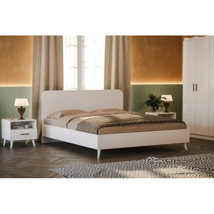 Conjunto de muebles de dormitorio Nil 105 Blanco