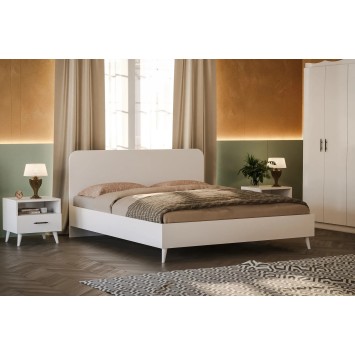 Conjunto de muebles de dormitorio Nil 105 Blanco - 125GLN1209