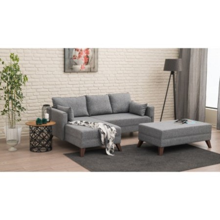 Sofá cama rinconera Bella izquierdo 2 Gris - 825BLC1505