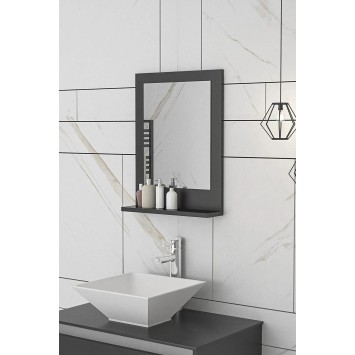 Espejo decorativo Gl-An Antracita - 295FLR1114