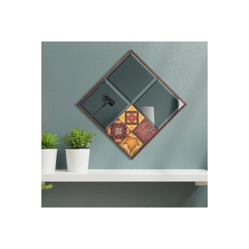 Espejo decorativo Bo42-Hz Nogal Naranja - 295FLR1122